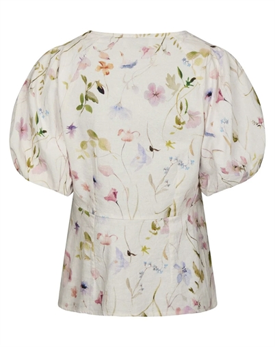 Neo Noir - Irina Flower Bluse - Off White
